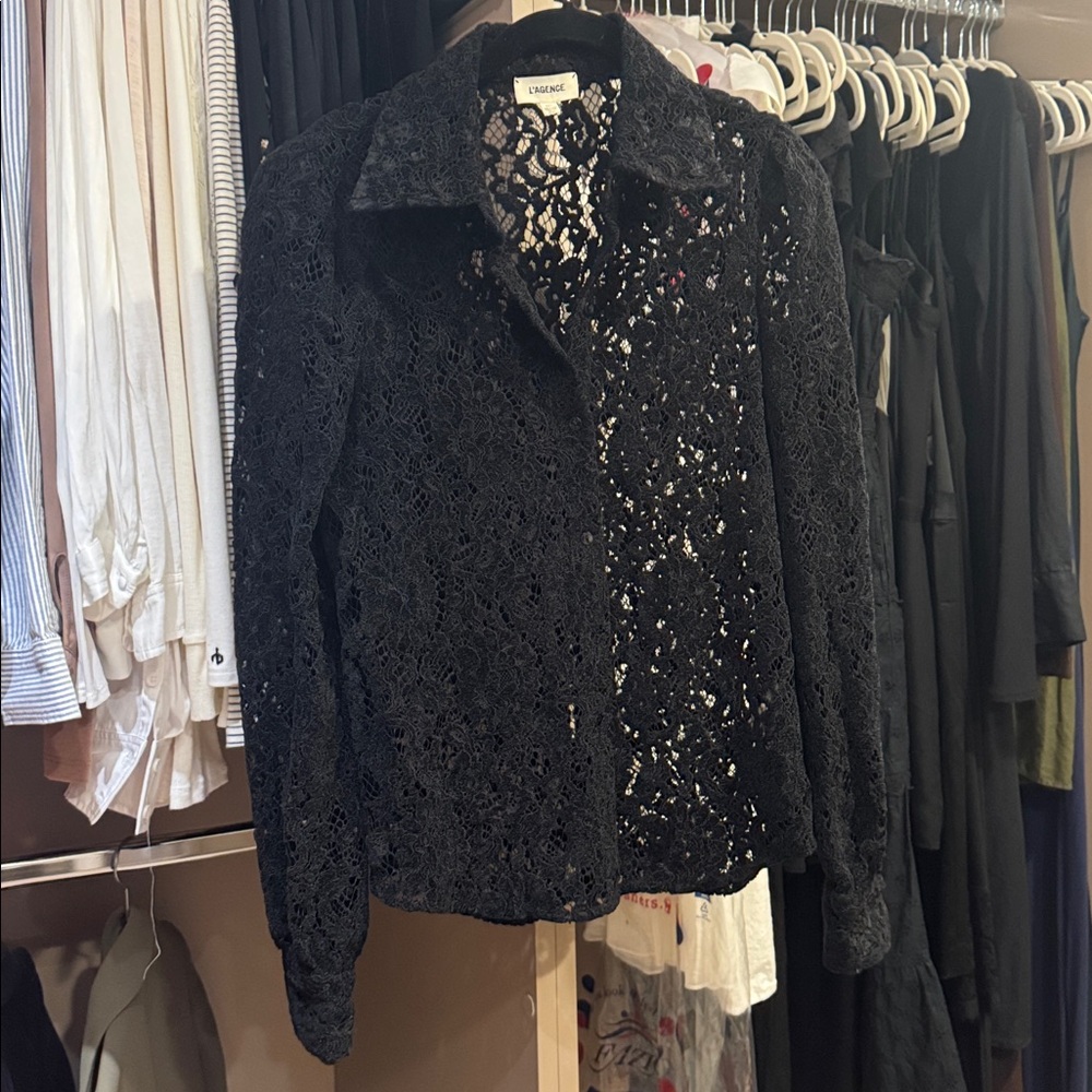 L’agence Lace Button Down. - image 5